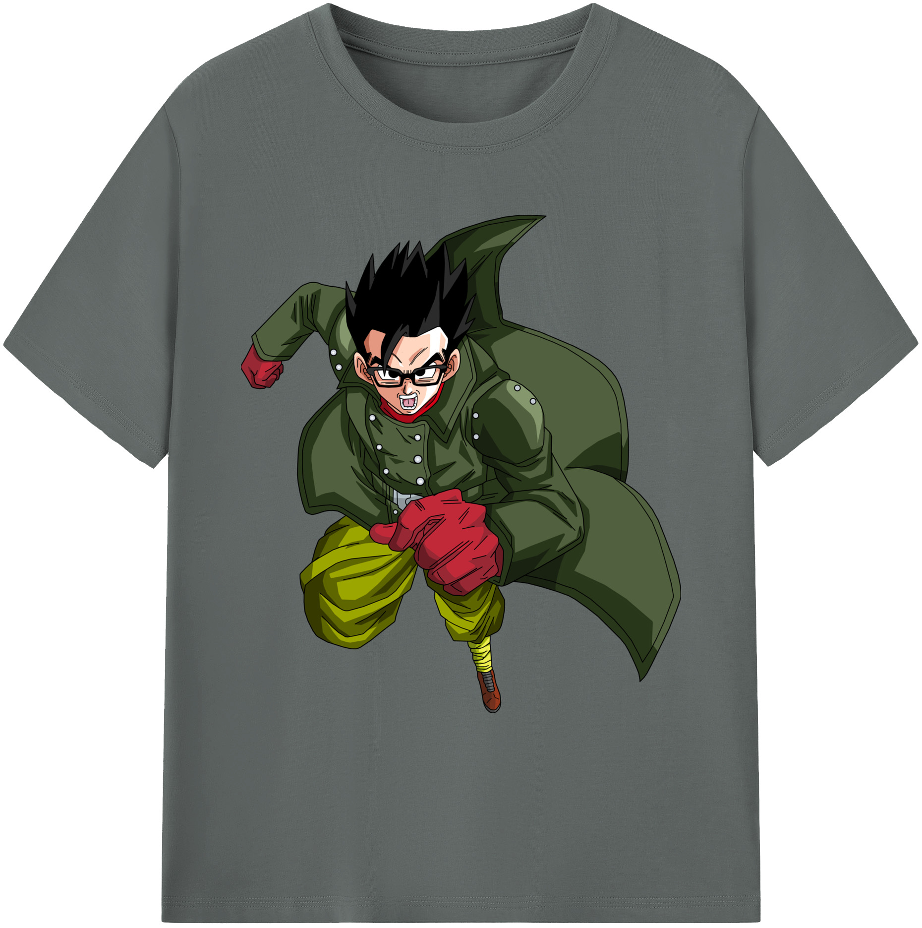 （画像用） ドラゴンボール 孫 悟飯（そんごはん）DRAGON BALL Son Gohan 綿100％ メンズ半袖Tシャツ｜肌触りやわらか＆通気性